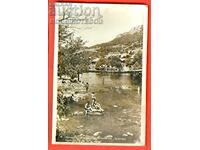 BULGARIA POSTCARD VIEW FROM THE BEACH OF SINCHETS 1962