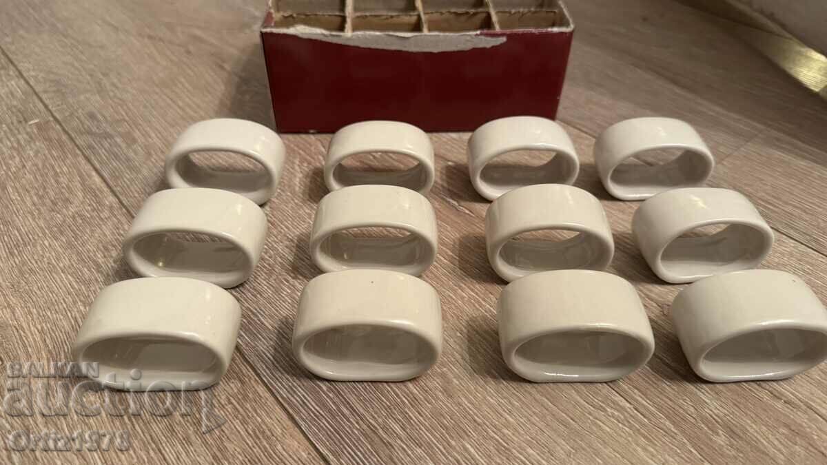 Old ceramic napkin rings - set of 6 pcs. with price 27.00 BGN | € 13.80 Old ceramic napkin rings - set of 6 pcs. with price 27.00 BGN | € 13.80