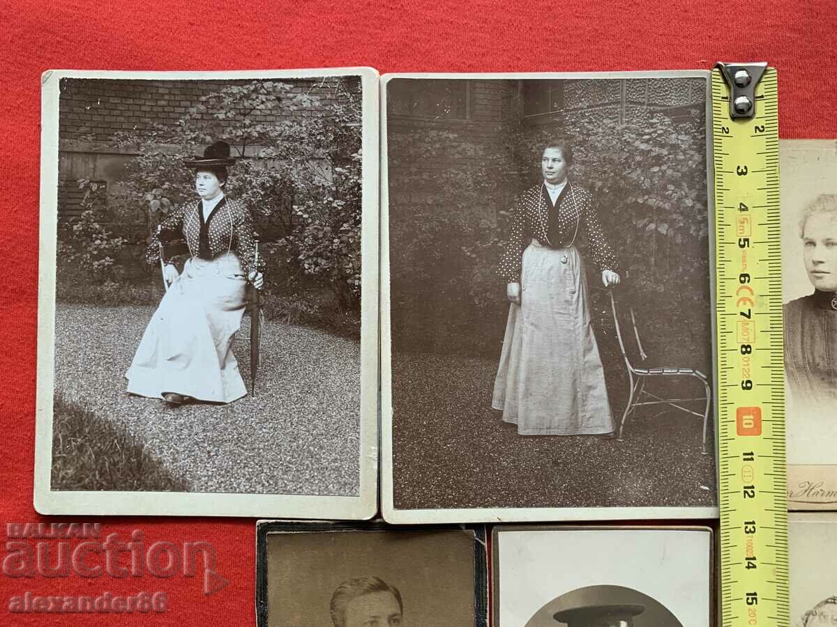 Lot of old photos thick cardboard 6 pcs. with price 15.00 BGN | € 7.67 Lot of old photos thick cardboard 6 pcs. with price 15.00 BGN | € 7.67