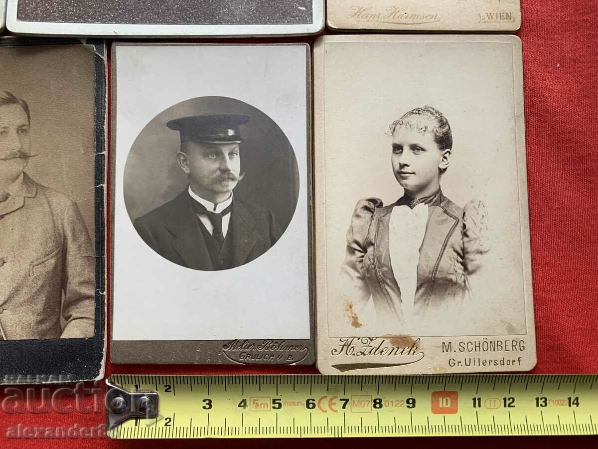 Delivery of Lot of old photos thick cardboard 6 pcs. Delivery of Lot of old photos thick cardboard 6 pcs.