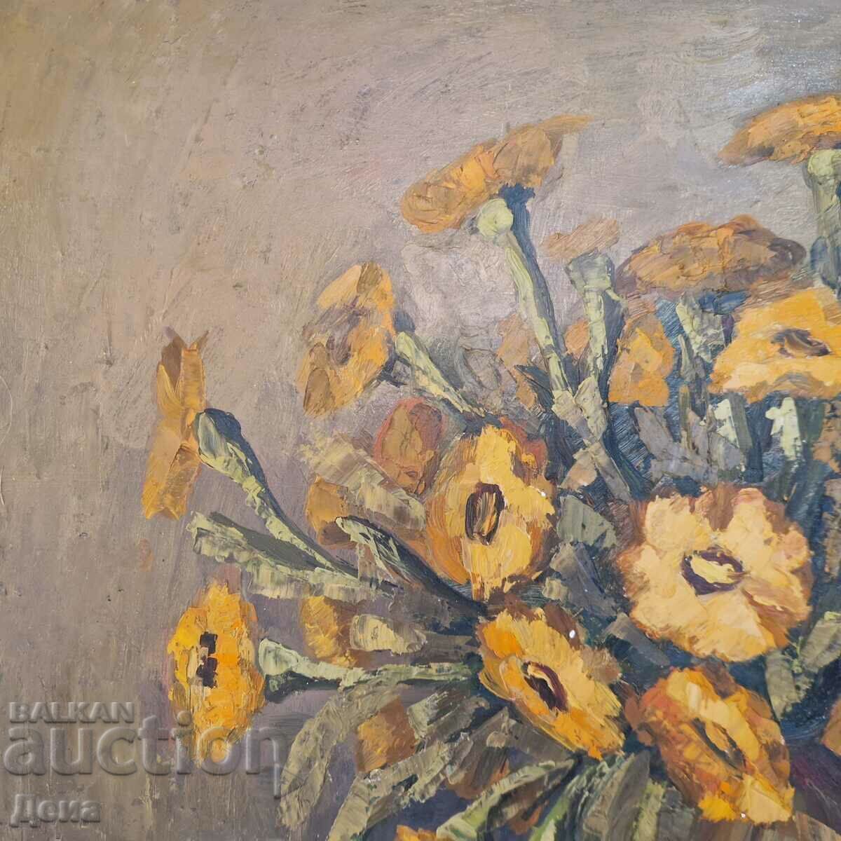 A beautiful still life from the 80s. with price 200.00 BGN | € 102.26 A beautiful still life from the 80s. with price 200.00 BGN | € 102.26