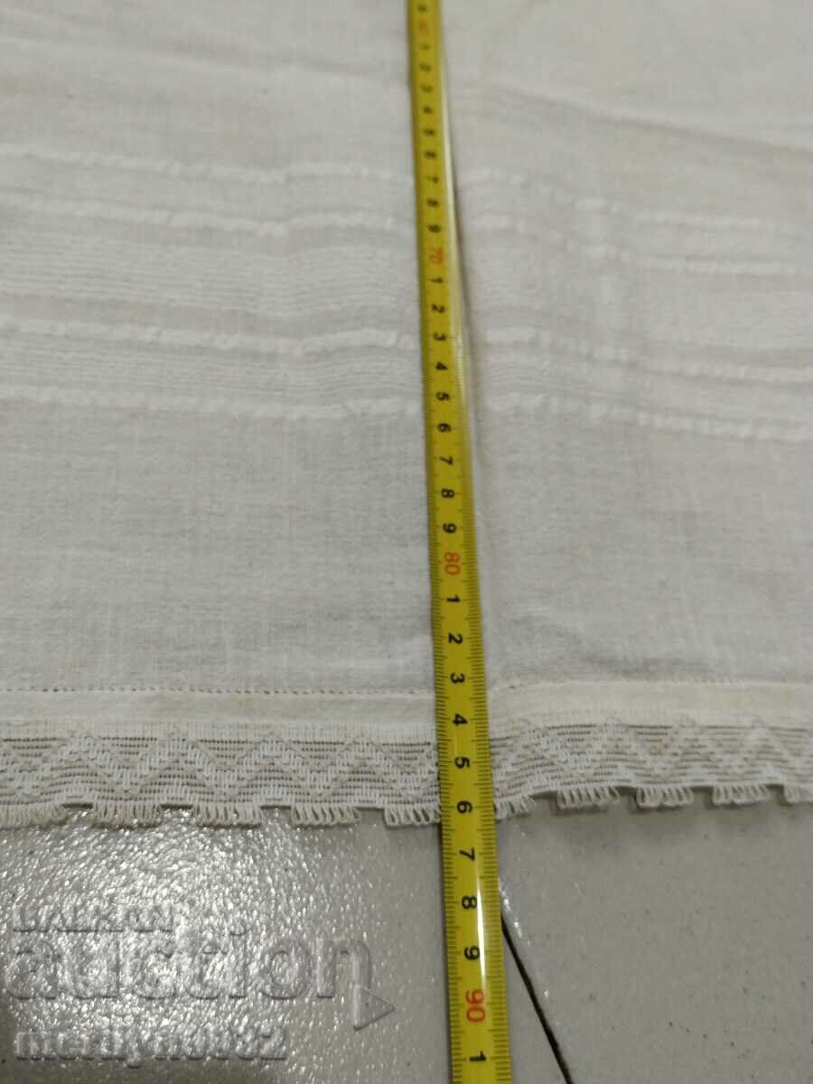 Auction Old fringed cloth with lace, knitting, fringe with embroidery Auction Old fringed cloth with lace, knitting, fringe with embroidery