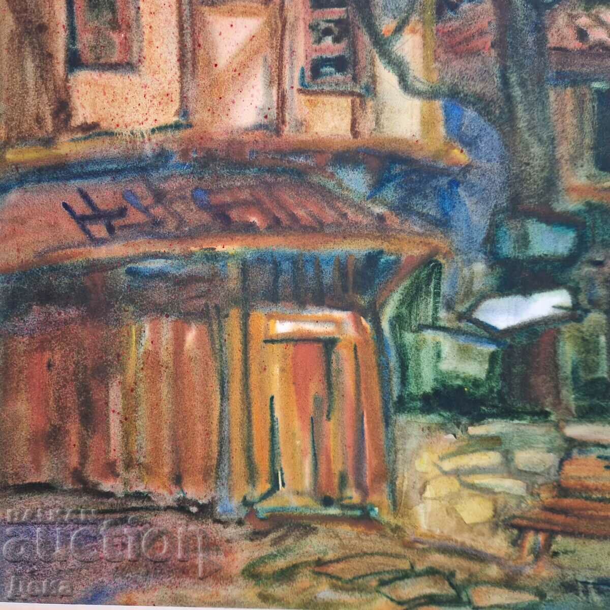 Delivery of Magdalena Yotova beautiful watercolor 2002