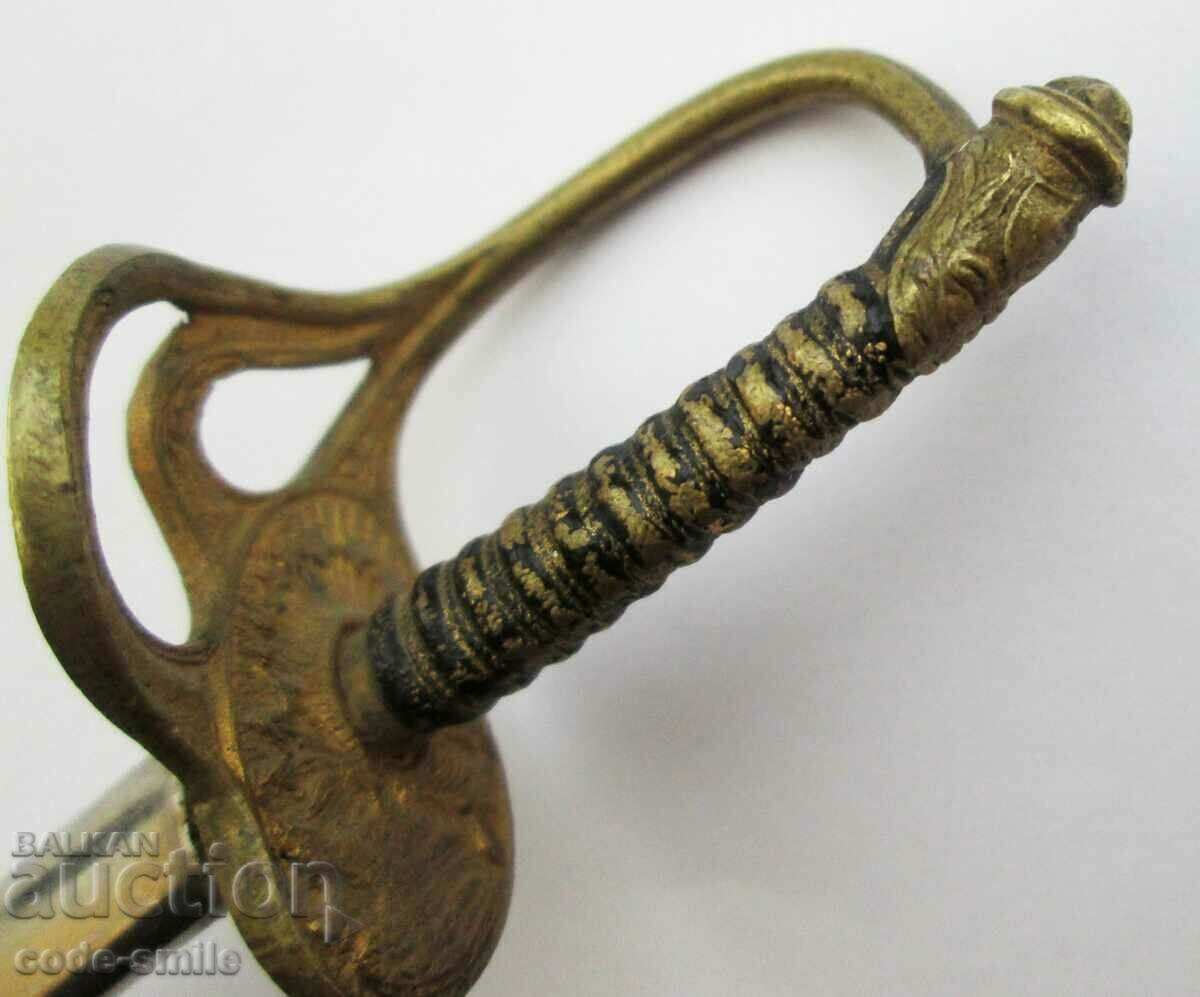 Auction Old Miniature Advertising Prussian Saber Solingen Germany Auction Old Miniature Advertising Prussian Saber Solingen Germany