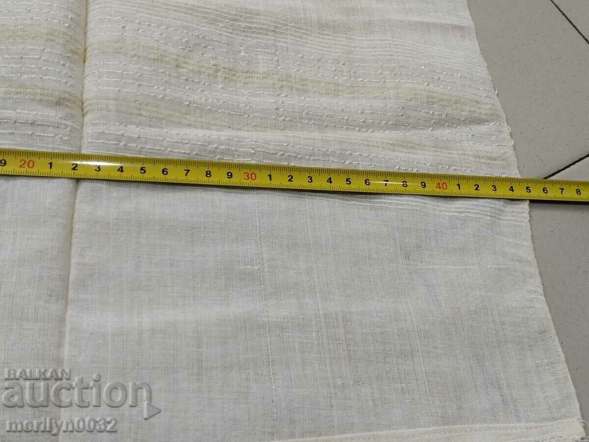 Delivery of Old fringed cloth with lace, knitting, fringe with embroidery Delivery of Old fringed cloth with lace, knitting, fringe with embroidery