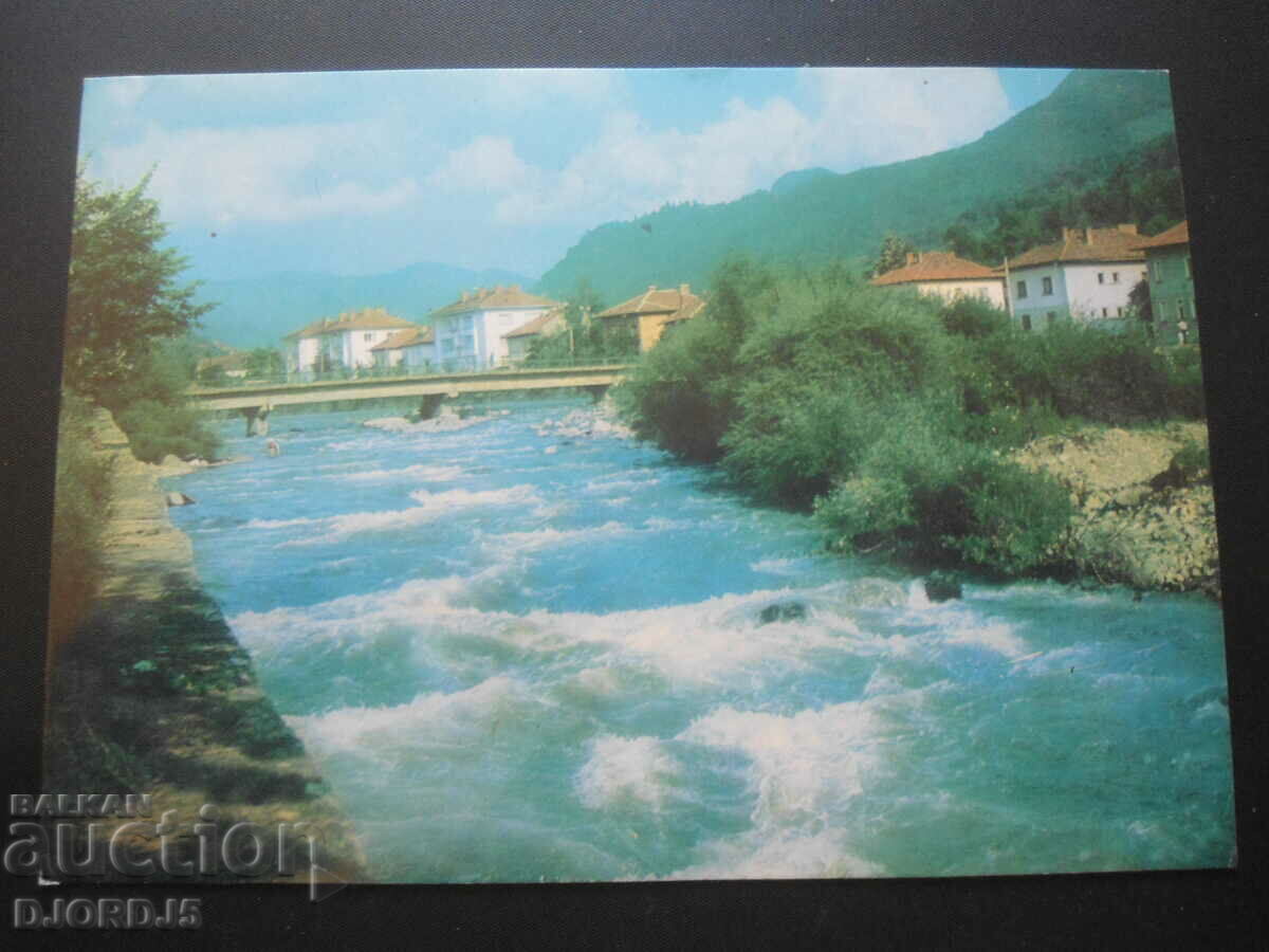 TETEVEN - river Vit, Old postcard