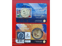 Belgia • Anul lui James Ensor • 2 ½ euro • 2024