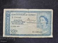 250 mils Cipru 1955