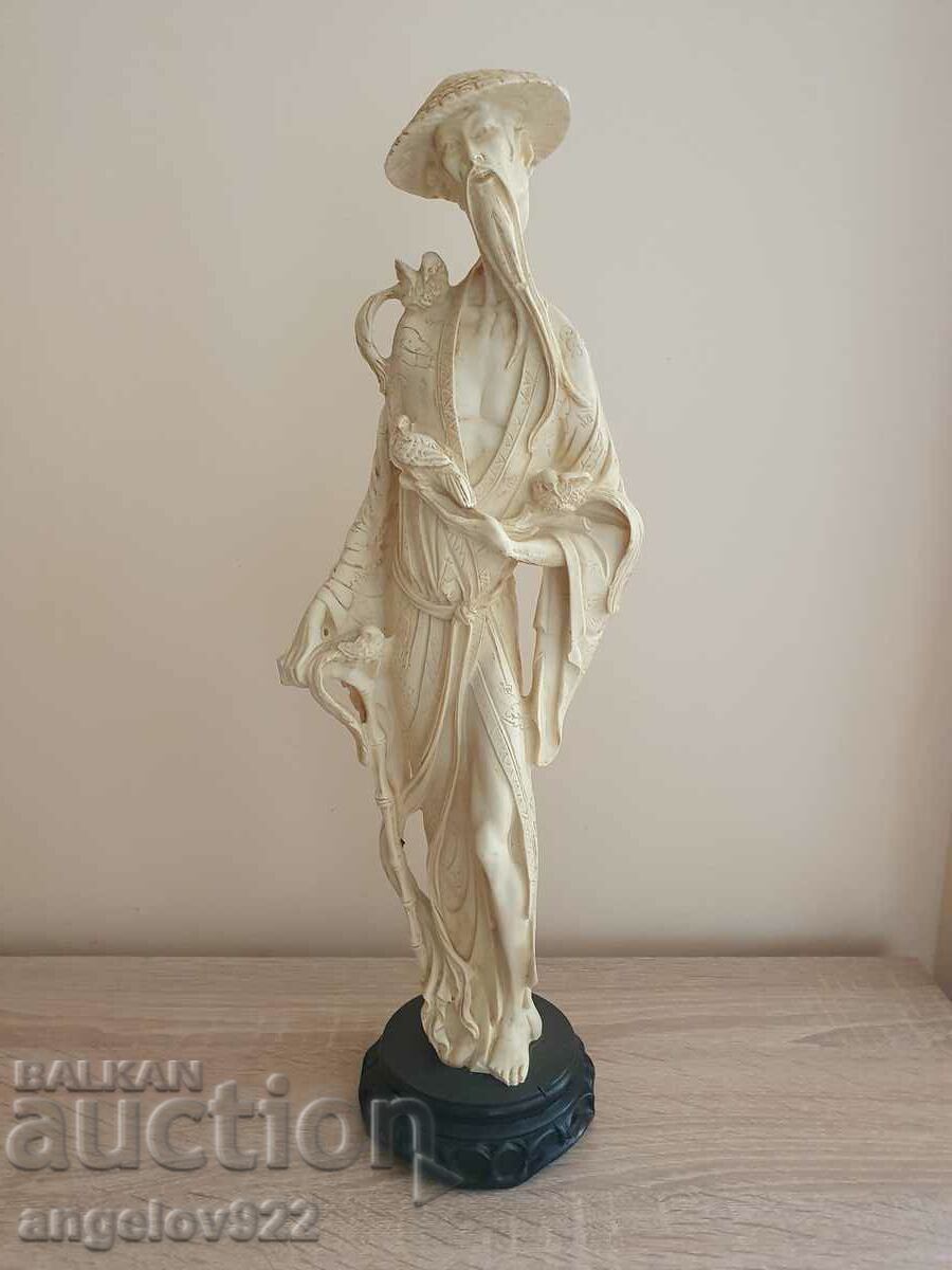 Massive Alabaster Large Figure Statuette!