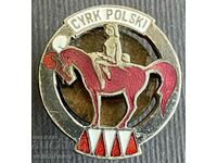 39113 Poland badge State Circus of Poland enamel screw