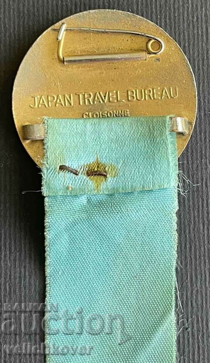 Auction  39116 Japan Sign JTB Tourist Company Enamel 1970s