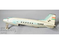 Lemez Old Hungarian Metal Toy Model Airplane