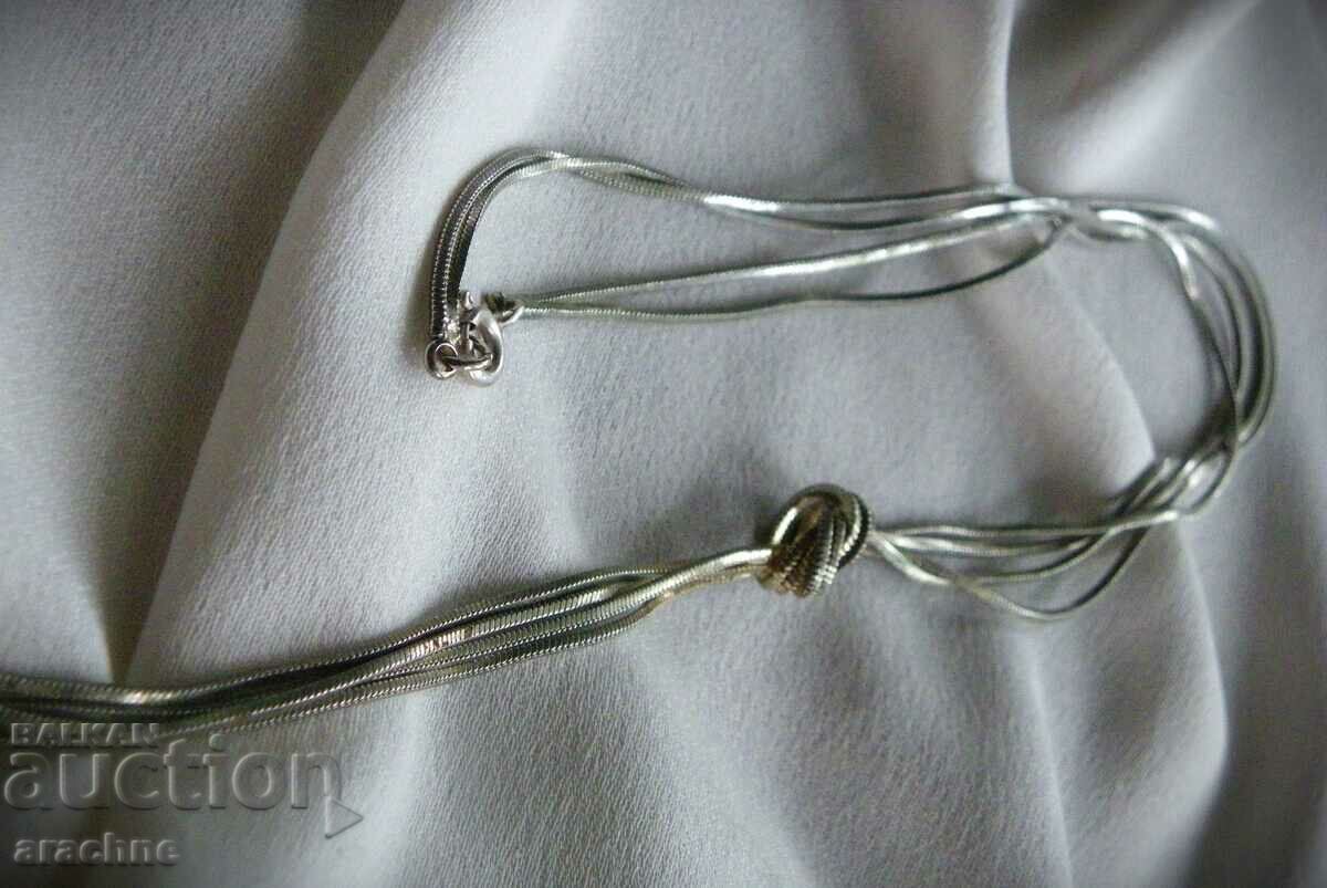 Elegant silver necklace with brown tourmalines - 5 Elegant silver necklace with brown tourmalines - 5