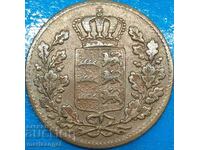 1/2 Kreuzer 1856 Germania Württemberg Cu