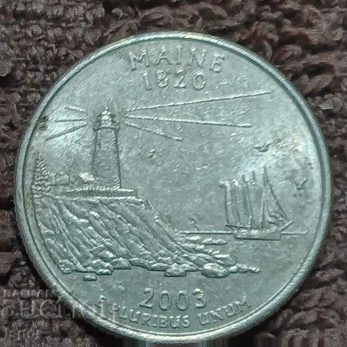 150/ USA state of Maine 2003 e 25s