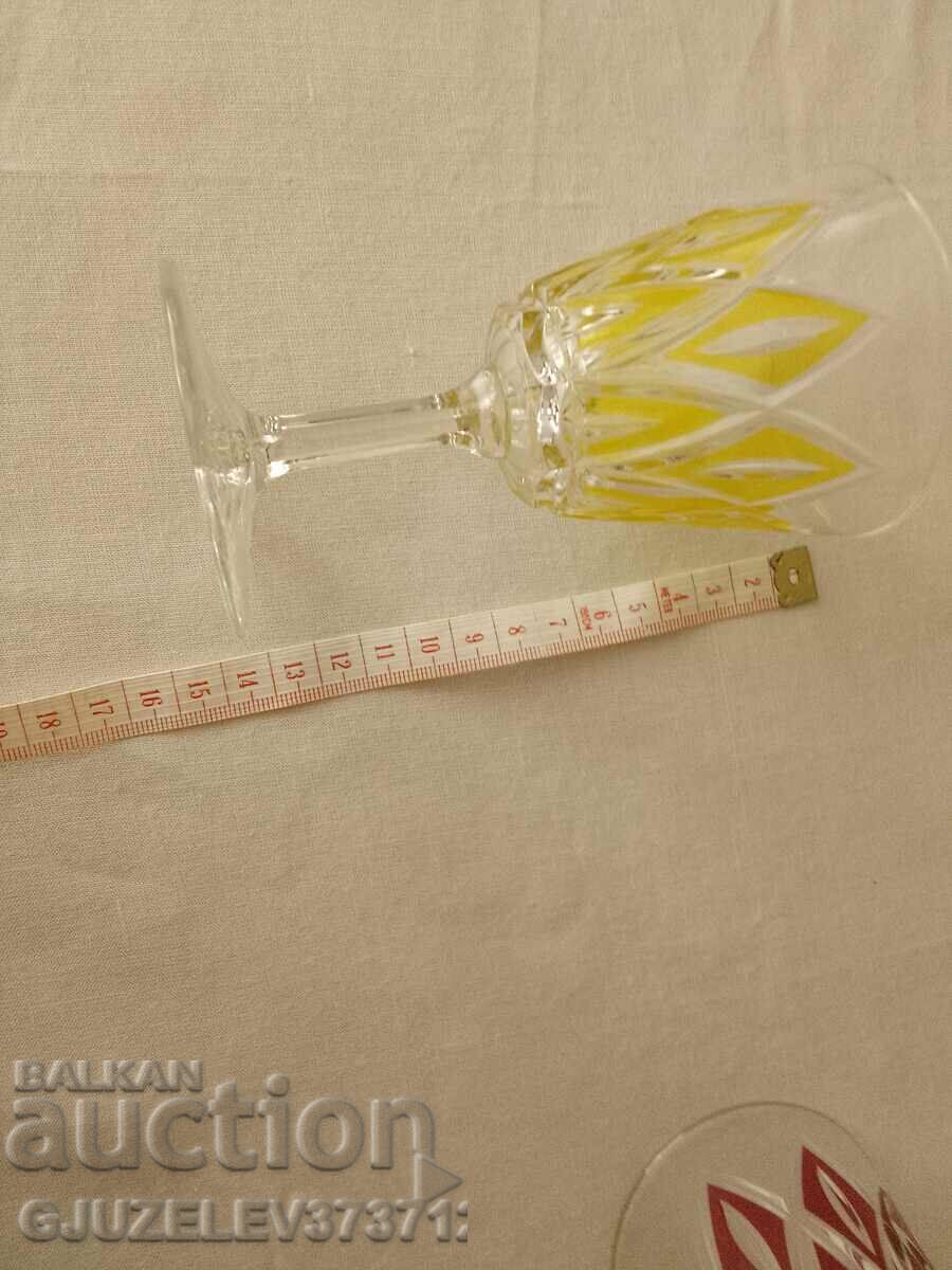 set of 5 vintage VMC Reims French-120 liqueur glasses - 6