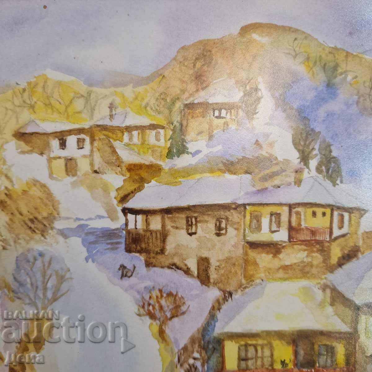 Όμορφη ακουαρέλα με τιμή 75.00 BGN | € 38.35 Όμορφη ακουαρέλα με τιμή 75.00 BGN | € 38.35