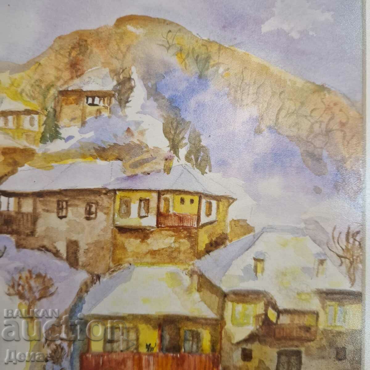 Аукцион Красив акварел