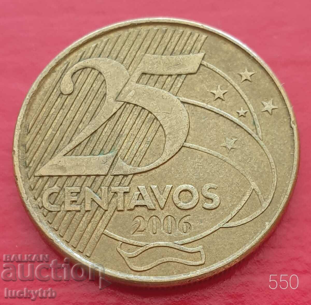 25 centavos 2006 - Brazil