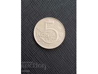 Чехословакия, 5 крони 1991 г.