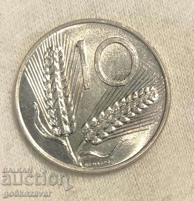 Italy 10 lire 1982 UNC