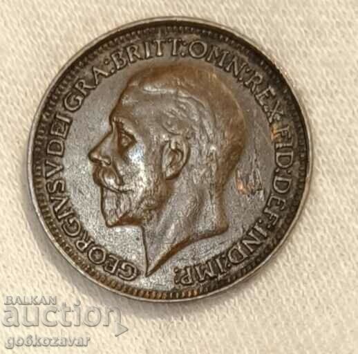 Great Britain 1 farthing 1928 with price 1.20 BGN | € 0.61 Great Britain 1 farthing 1928 with price 1.20 BGN | € 0.61