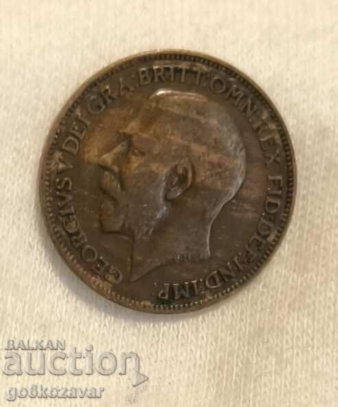 Μεγάλη Βρετανία 1 farthing 1921 με τιμή 1.40 BGN | € 0.72 Μεγάλη Βρετανία 1 farthing 1921 με τιμή 1.40 BGN | € 0.72