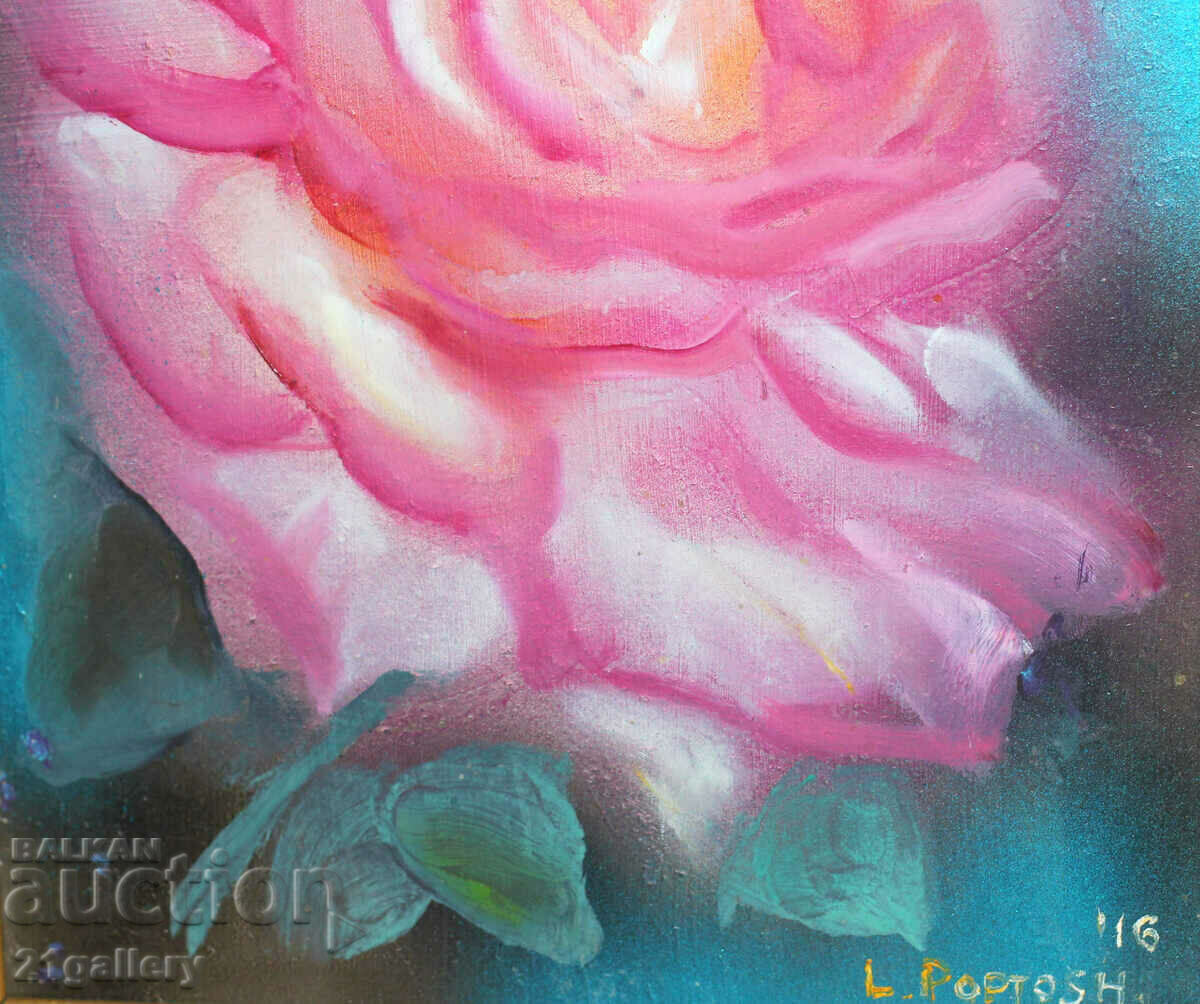 Lyudmila Poptosheva (1942-2022) Oil, Floral composition - 5 Lyudmila Poptosheva (1942-2022) Oil, Floral composition - 5