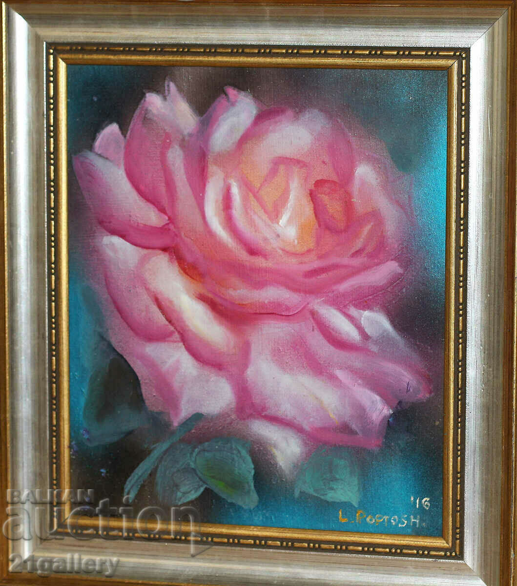 Lyudmila Poptosheva (1942-2022) Oil, Floral composition Lyudmila Poptosheva (1942-2022) Oil, Floral composition