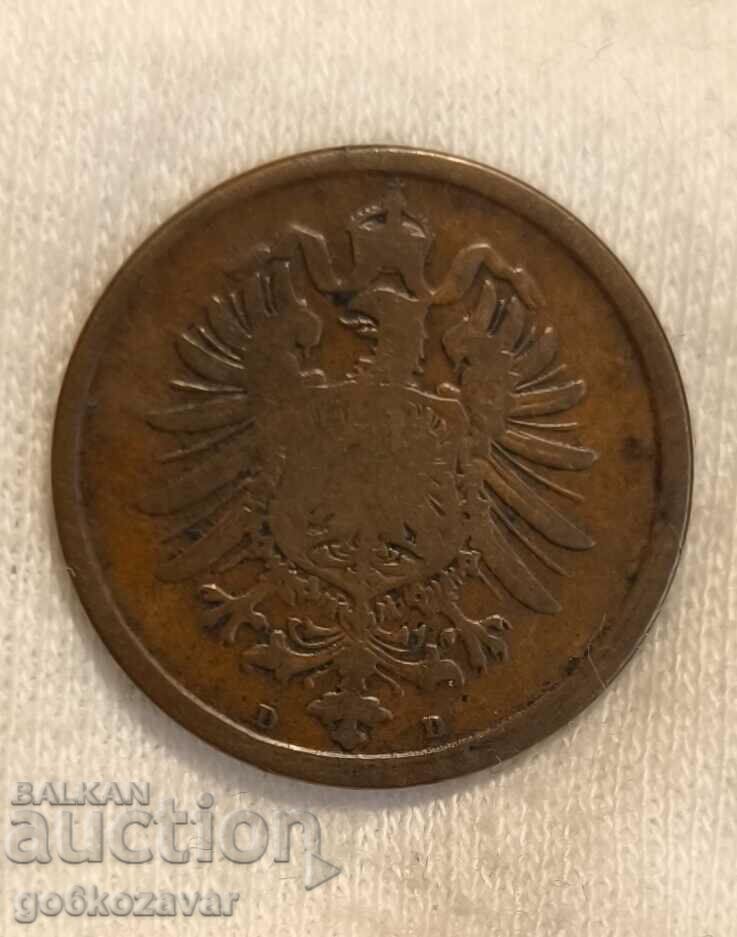 Germany 2 Pfennig 1875 D with price 3.90 BGN | € 1.99 Germany 2 Pfennig 1875 D with price 3.90 BGN | € 1.99