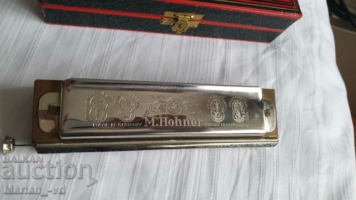 Harmonica M Hohner "CHROMONIKA II" with original box 1945 with price 100.00 BGN | € 51.13