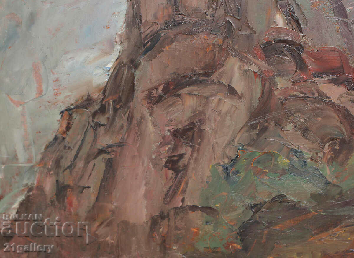 Prof. Zhivko Cholakov (1914-1978) Peisaj - vopsele în ulei - 7 Prof. Zhivko Cholakov (1914-1978) Peisaj - vopsele în ulei - 7