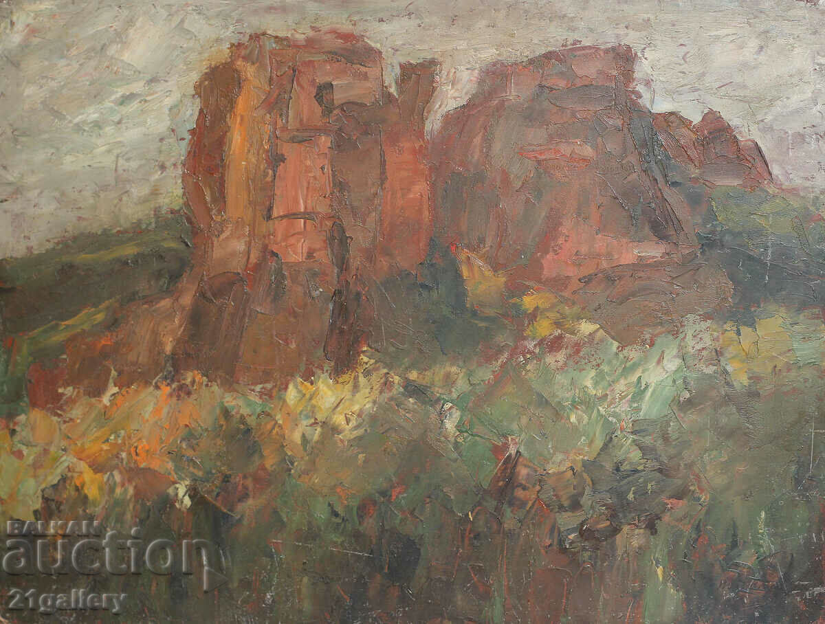 Auction  Prof. Zhivko Cholakov (1914-1978) Landscape - oil paints