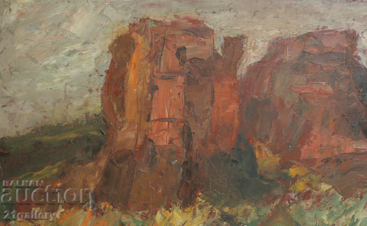 Delivery of Prof. Zhivko Cholakov (1914-1978) Landscape - oil paints