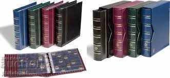 Auction  Leuchtturm Optima luxury album with 10 sheets with