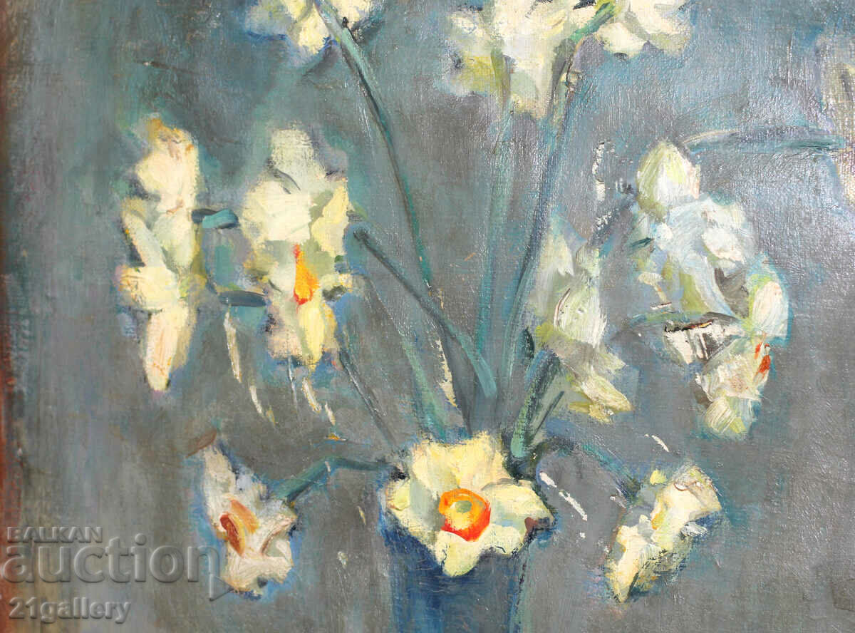 Delivery of Lyuben Kuleliev - still life oil paints 1977 Delivery of Lyuben Kuleliev - still life oil paints 1977