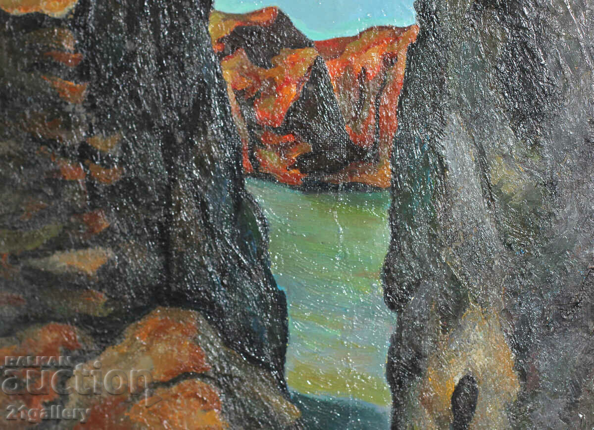 Veselin Kyurpanov (1958-) Picturi în ulei „The Rocks” - 5