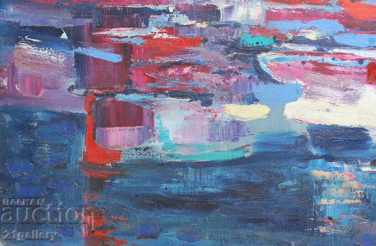 Аукцион Долорес Дилова (1960-) Морски пейзаж - масло 1992