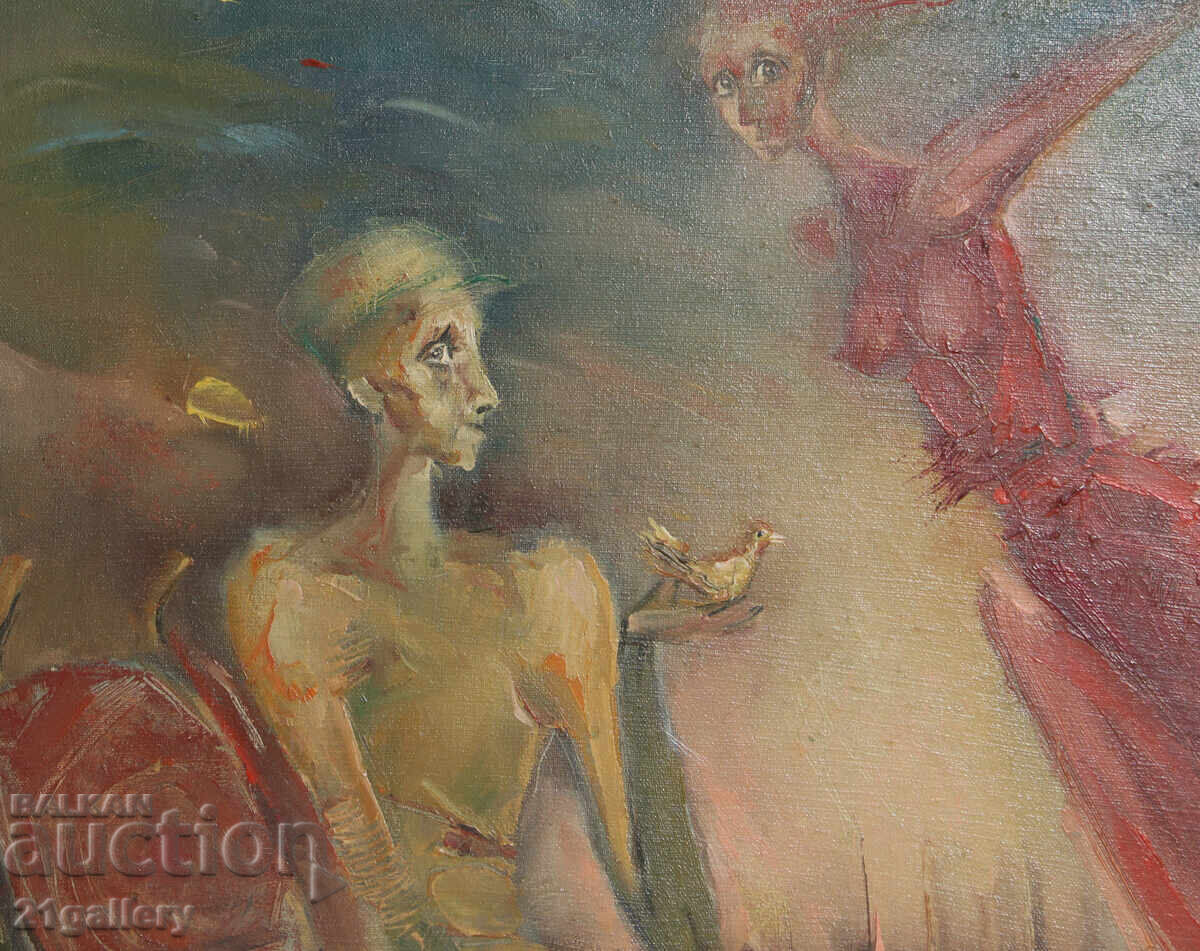 Delivery of Ilia Bankov (1959-) Figurative composition