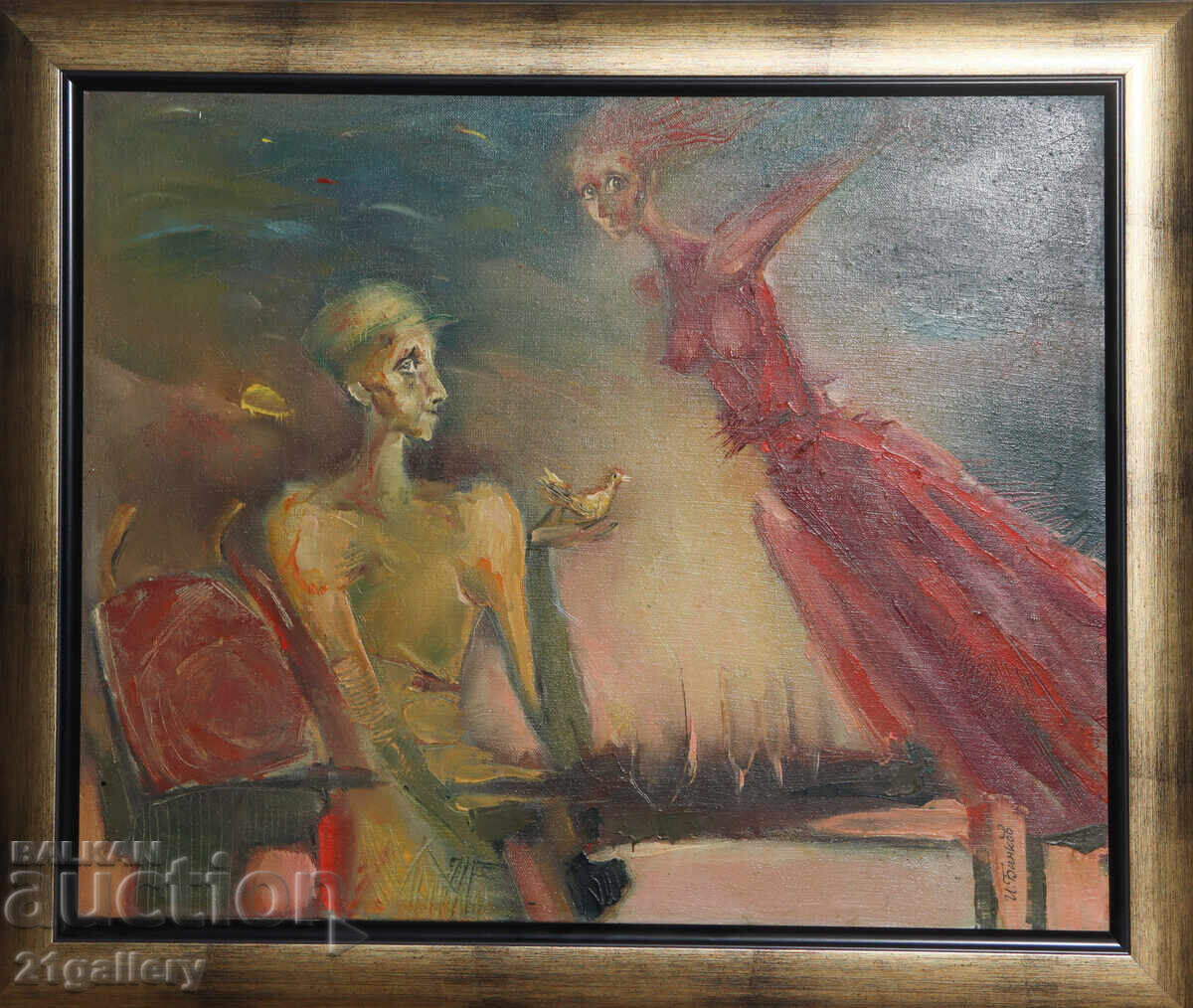 Ilia Bankov (1959-) Figurative composition