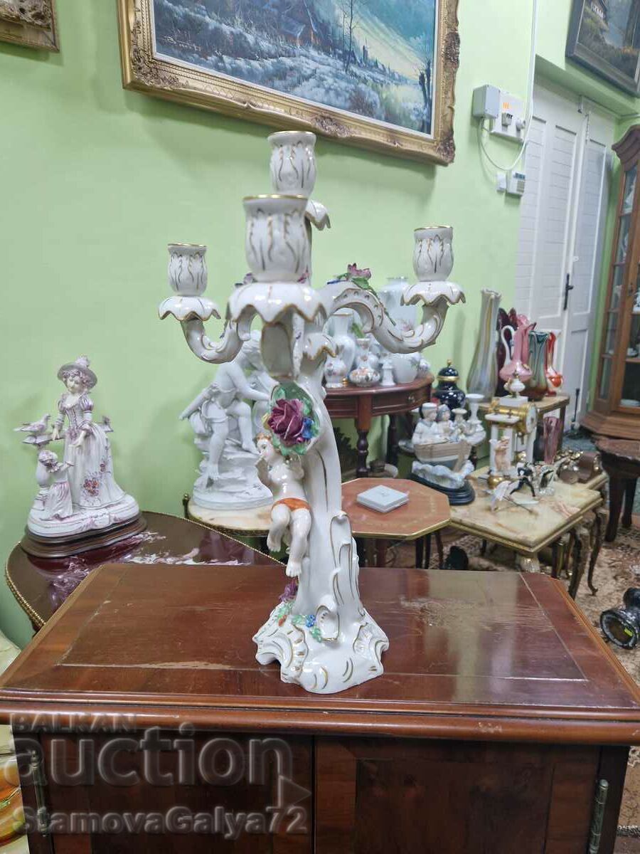 Μοναδική κηροπήγα αντικέ Ernst Bohne&Sohne - 5