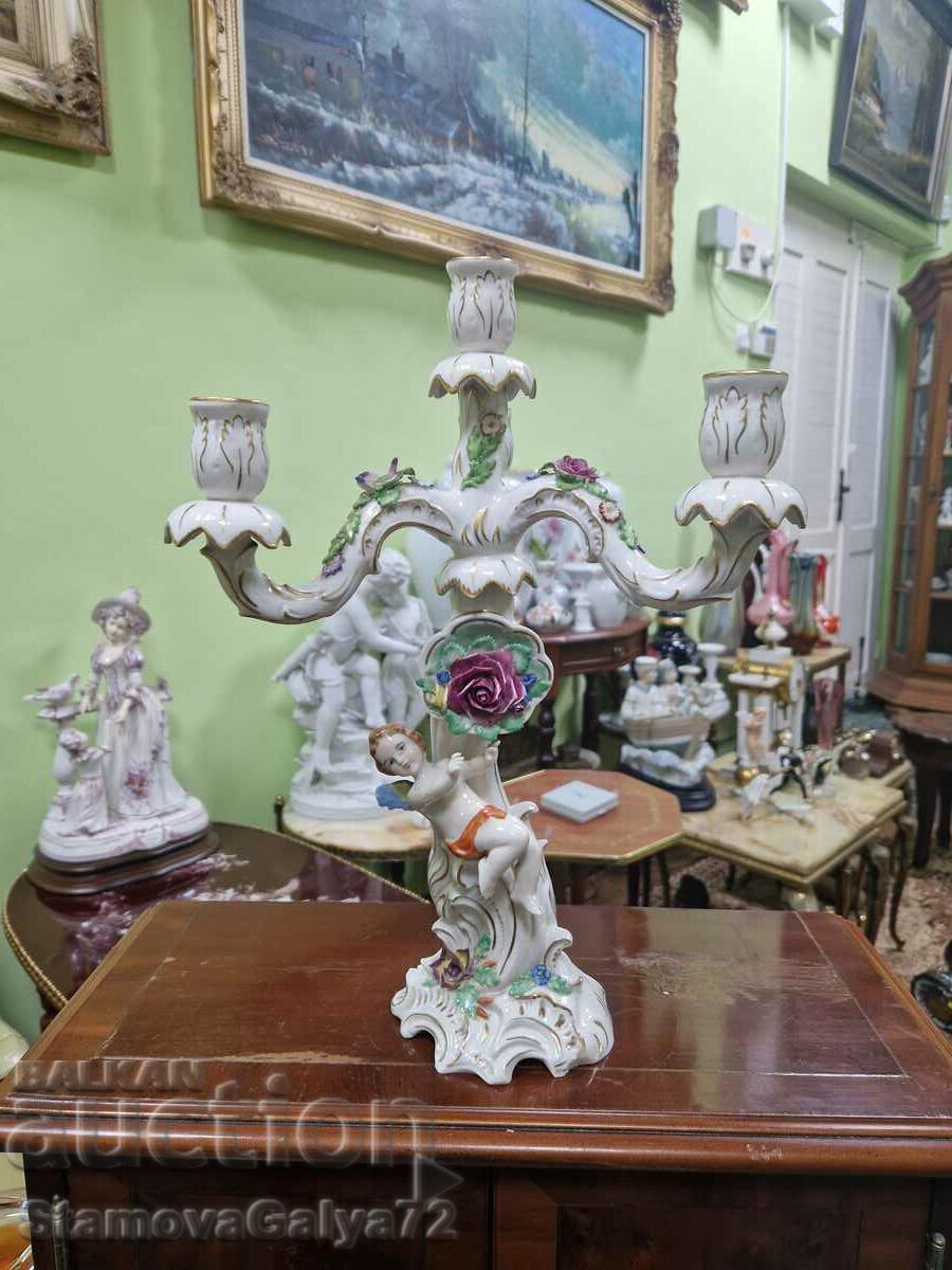 Μοναδική κηροπήγα αντικέ Ernst Bohne&Sohne