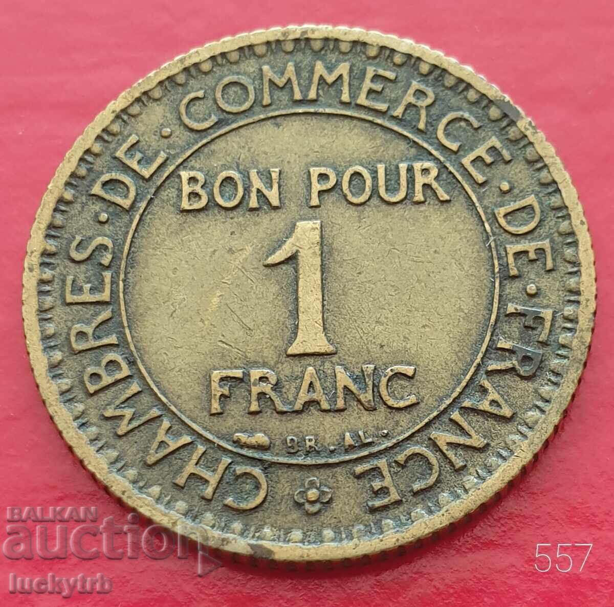 1 franc 1922 - France 1 franc 1922 - France