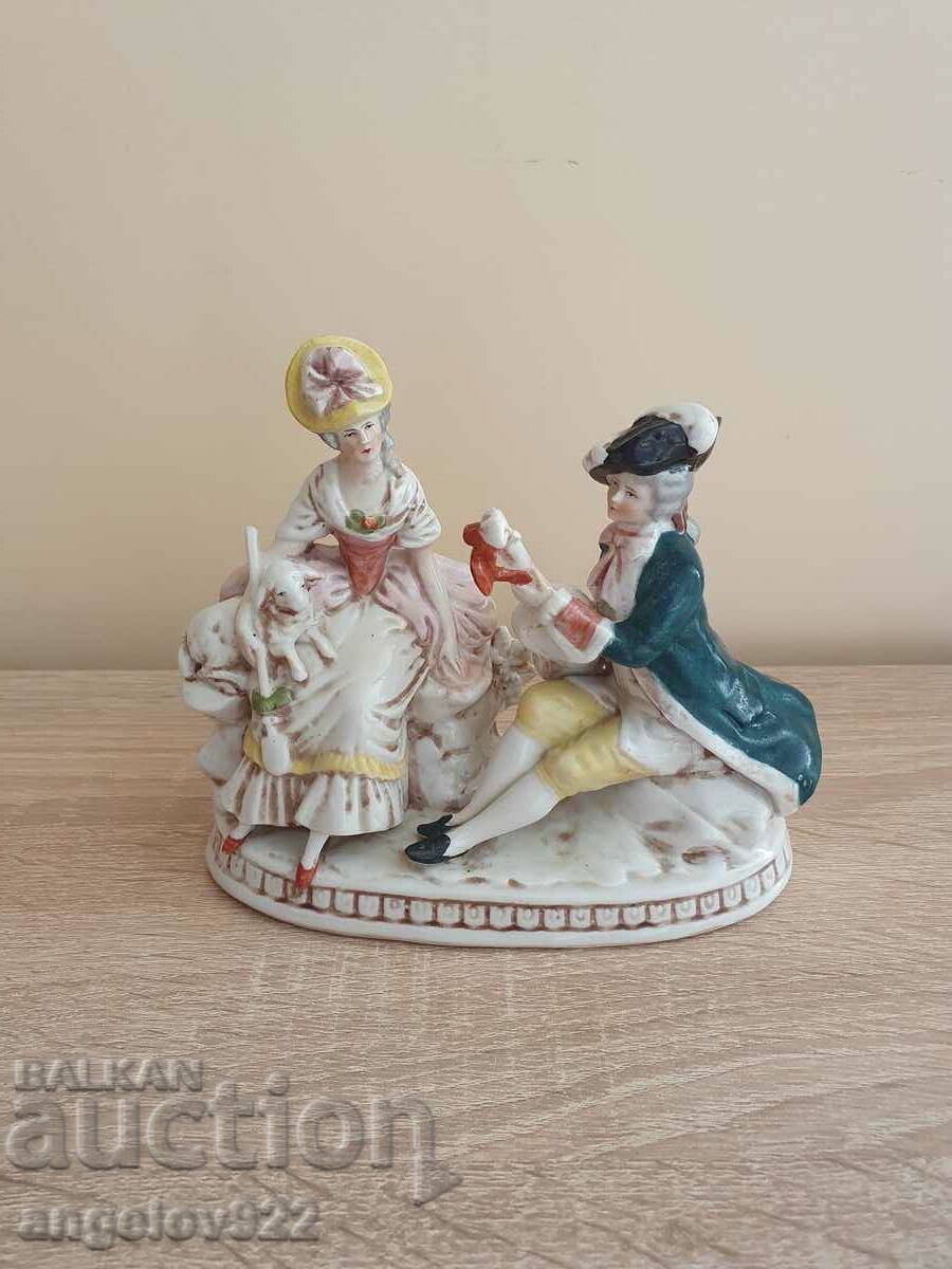 German porcelain figure figurine with markings