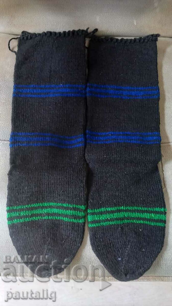 HAND KNIT WOOL SOCKS TO WEAR