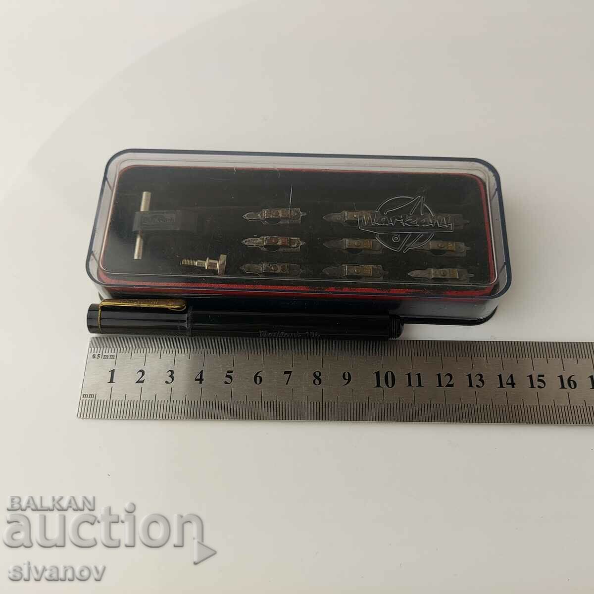 Old Markant calligraphy set 100 #5736 - 5 Old Markant calligraphy set 100 #5736 - 5