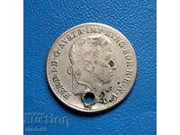 Silver coin 20 Kreuzer 1848