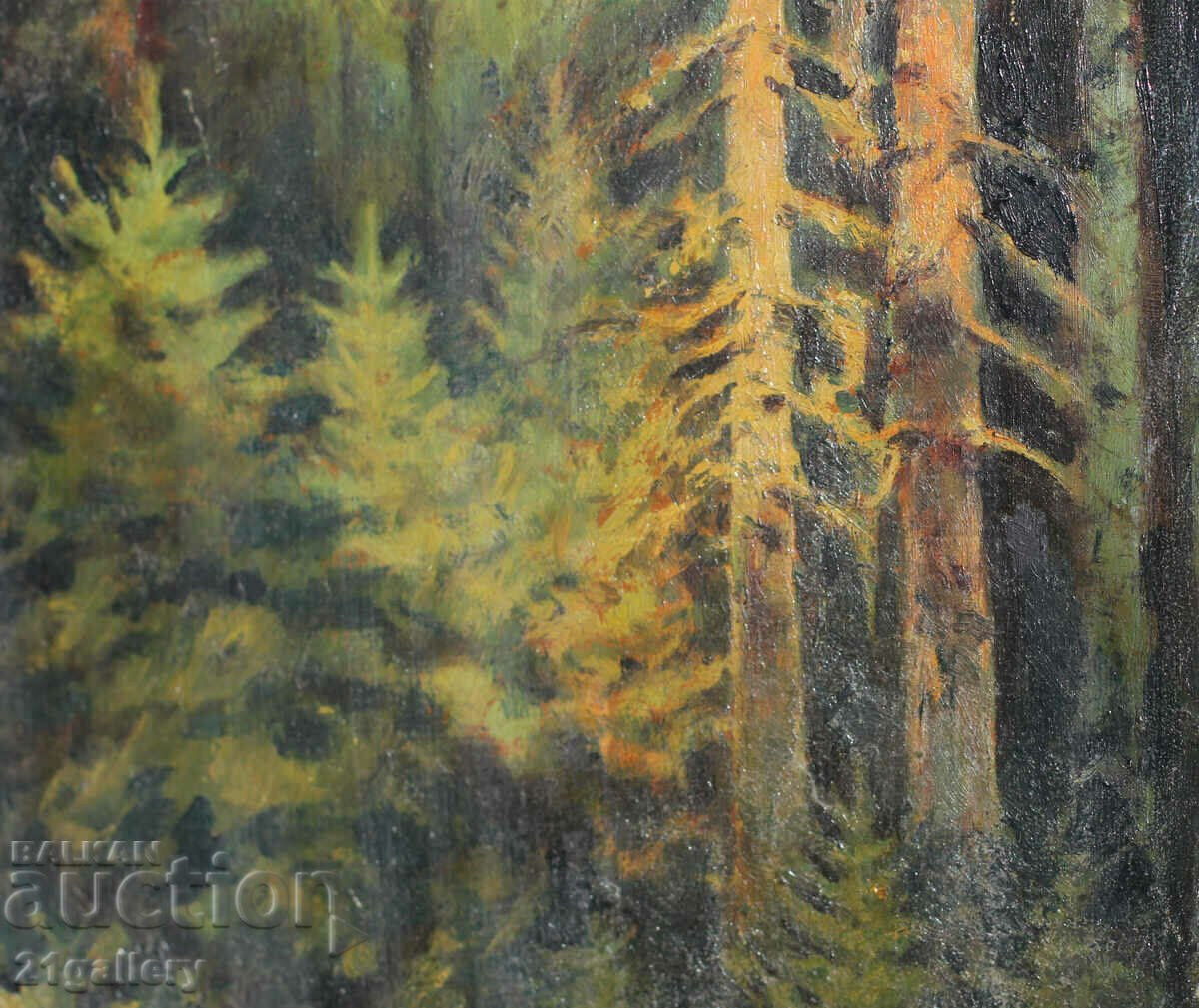 Auction Gancho Cholakov (1922-1999) Oil paints - landscape 1953 Auction Gancho Cholakov (1922-1999) Oil paints - landscape 1953