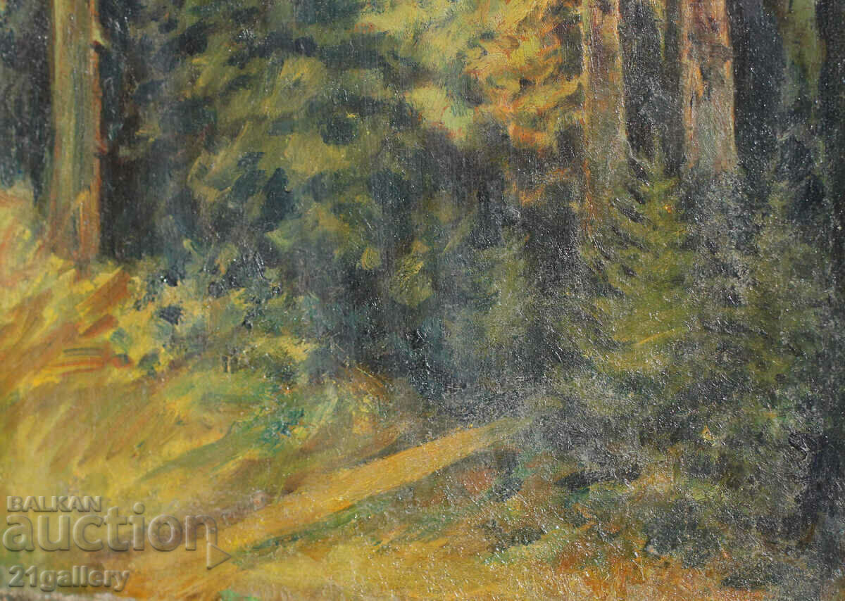 Delivery of Gancho Cholakov (1922-1999) Oil paints - landscape 1953 Delivery of Gancho Cholakov (1922-1999) Oil paints - landscape 1953