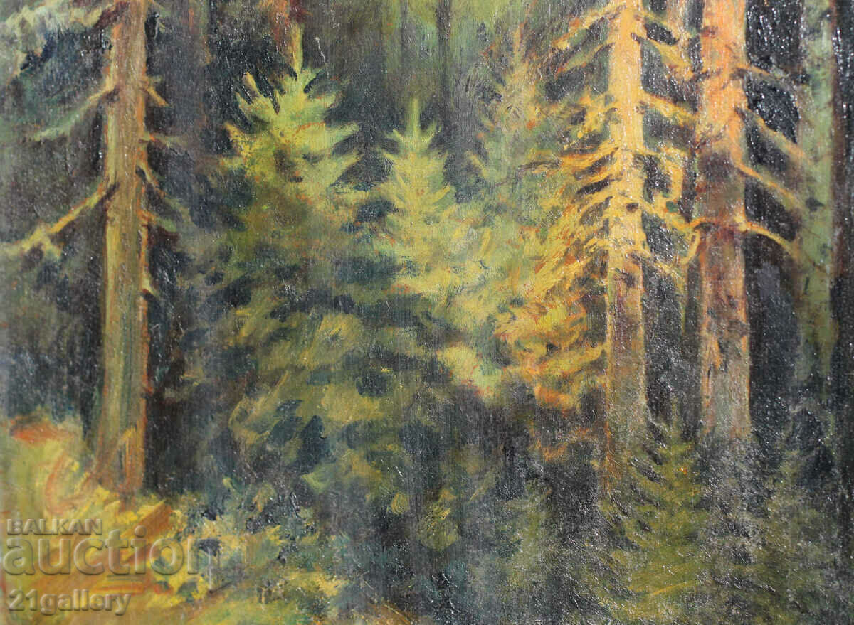 Gancho Cholakov (1922-1999) Oil paints - landscape 1953 - 5 Gancho Cholakov (1922-1999) Oil paints - landscape 1953 - 5